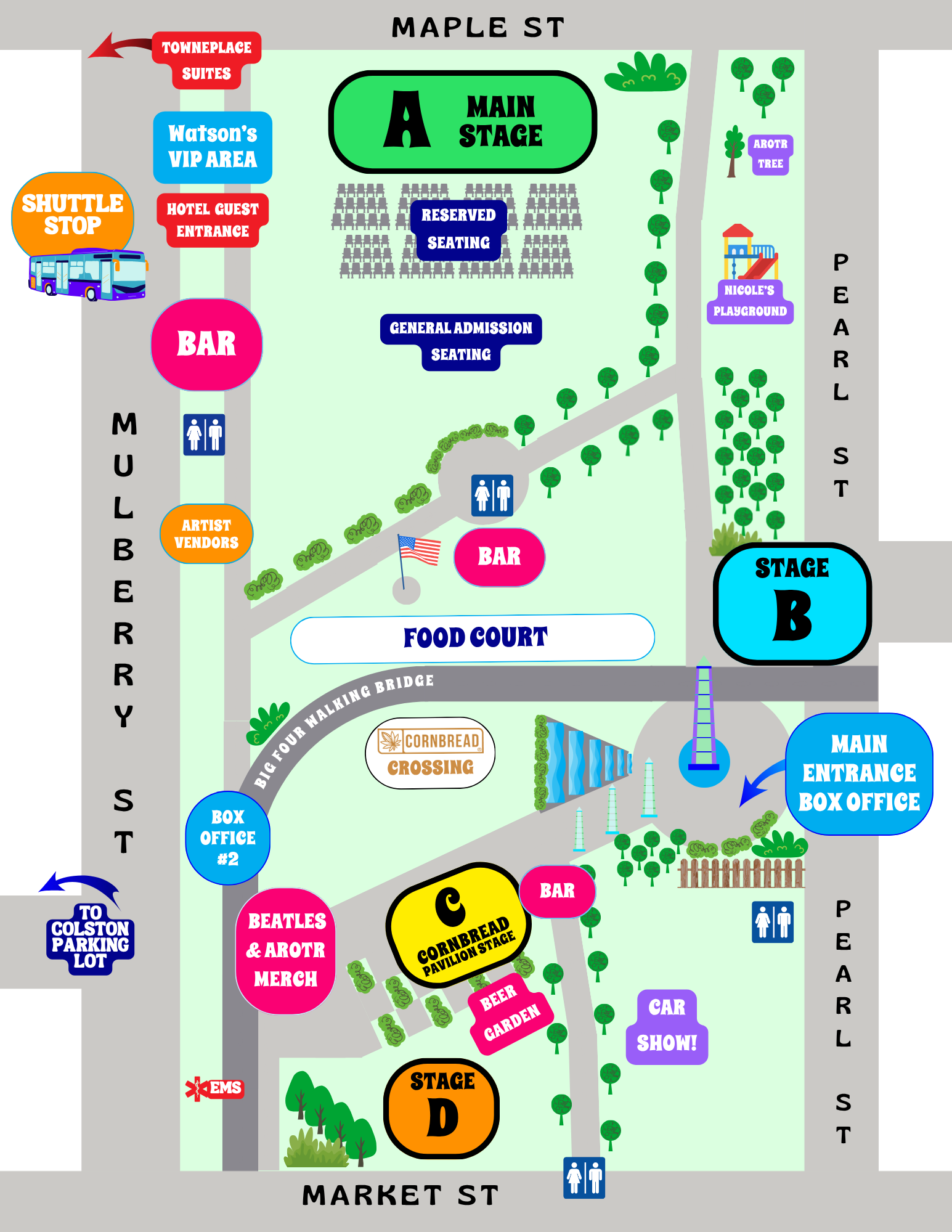 MCバトル　UMB  アドレナリン　フリースタイルマップ Festival Map